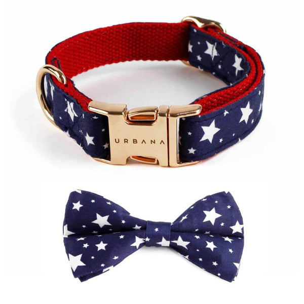 Collar and Bow Tie Set American Dream