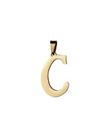 C Gold Initial Dog Charm - Urbana Pet Boutique