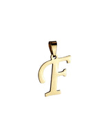 F Gold Initial Dog Charm - Urbana Pet Boutique