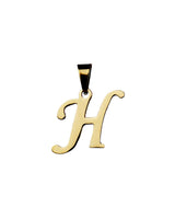 H Gold Initial Dog Charm | Urbana Pet Boutique