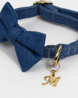 M Gold Initial Dog Charm | Urbana Pet Boutique
