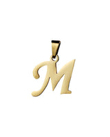 M Gold Initial Dog Charm | Urbana Pet Boutique