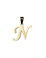 N Gold Initial Dog Charm | Urbana Pet Boutique