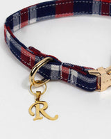 R Gold Initial Dog Charm | Urbana Pet Boutique