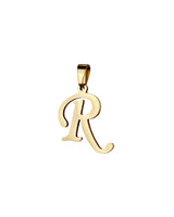 R Gold Initial Dog Charm | Urbana Pet Boutique
