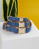 Denim Dog Collar | Urbana Pet Boutique