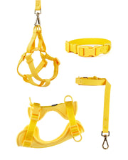 Yellow Bolt Vest Dog Harness | Urbana Pet Boutique | Smart Vest Dog Harness