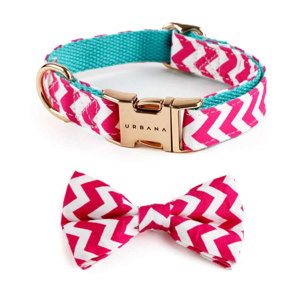 Collar and Bow Tie Cotton Candy