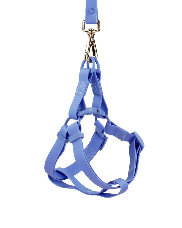 Blue Cobalt Waterproof Step-In Dog Harness | Urbana Pet Boutique