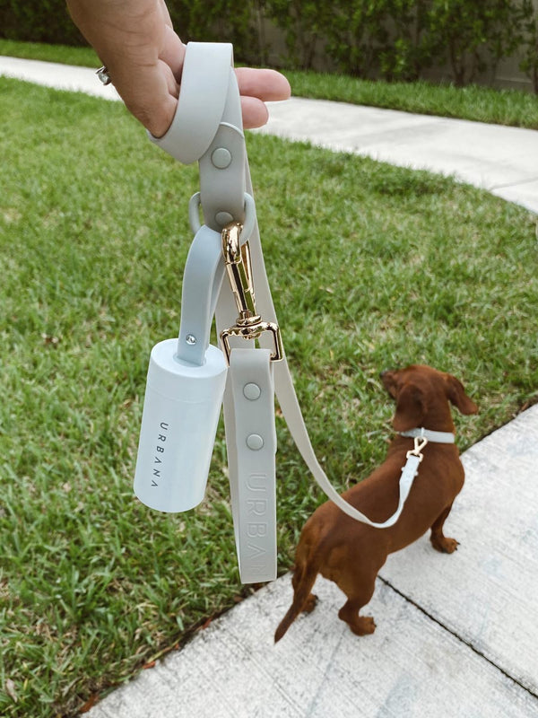 Ivory Waterproof Dog Leash | Urbana Pet Boutique | Smart Dog Accessories