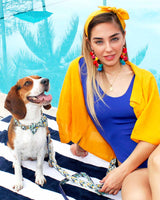 Tropical Jungle Dog Collar | Urbana Pet Boutique