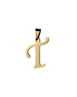 T Gold Initial Dog Charm | Urbana Pet Boutique