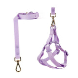 Waterproof Harness and Leash Set Lavender