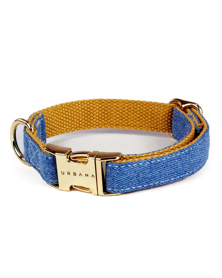 Denim Dog Collar | Urbana Pet Boutique